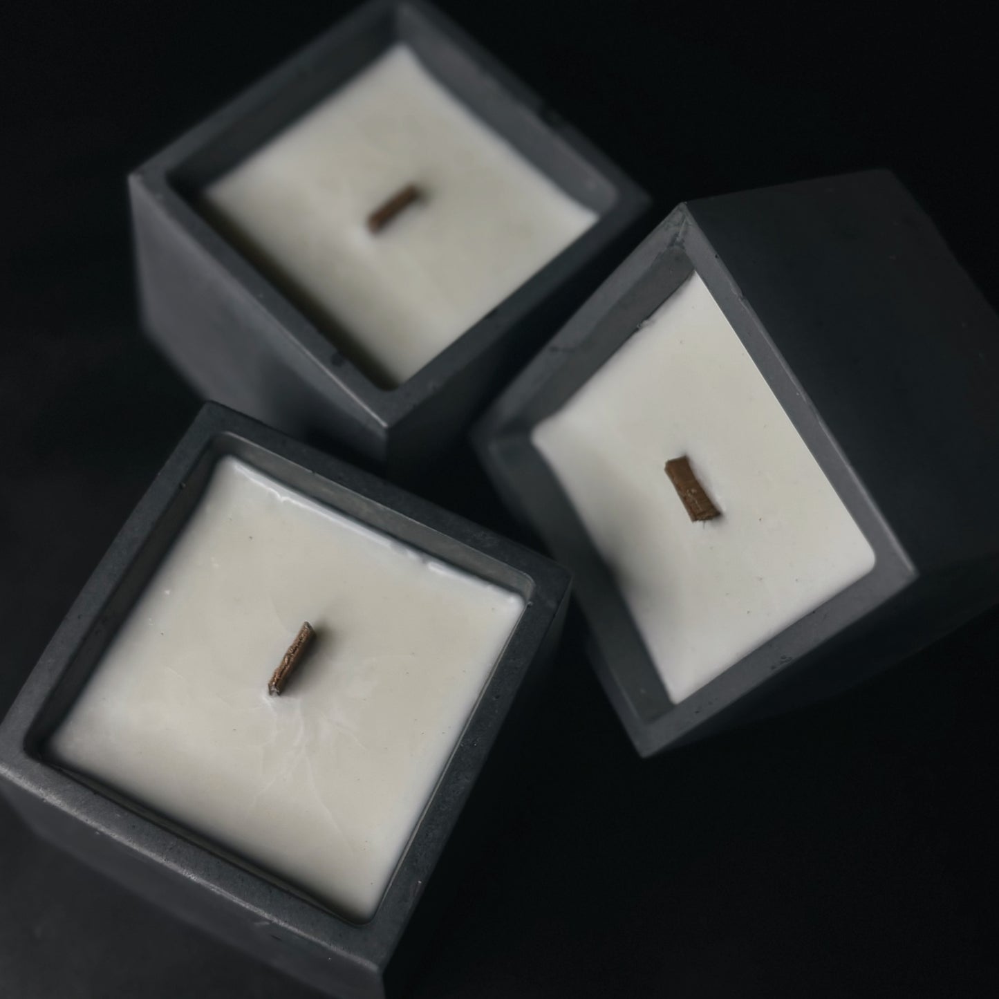 Cube Candle - Grey