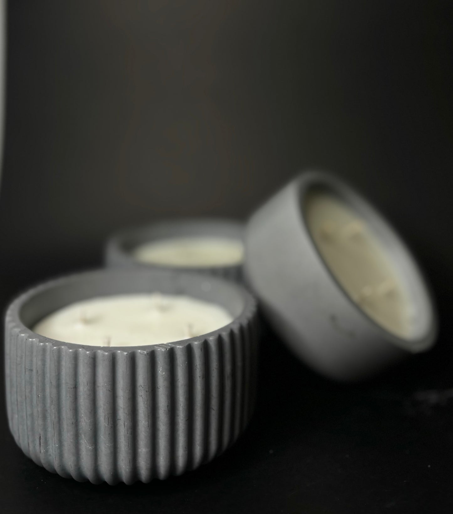 4 Wick Bowl - Grey