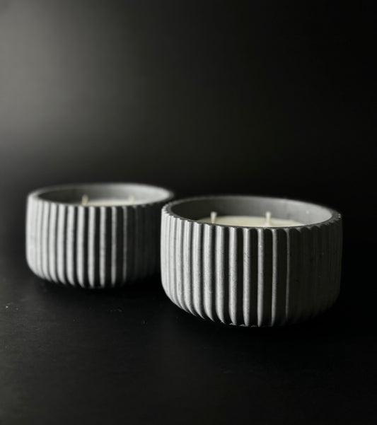 4 Wick Bowl - Grey