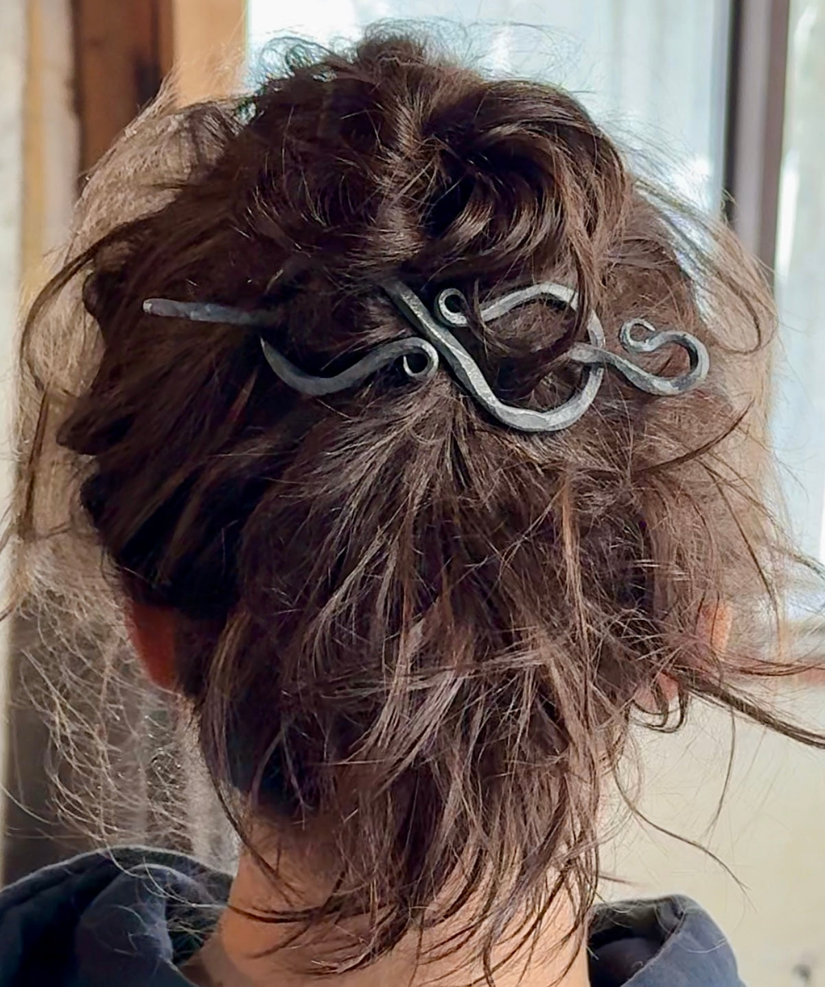 Hand-Forged Hair Pin