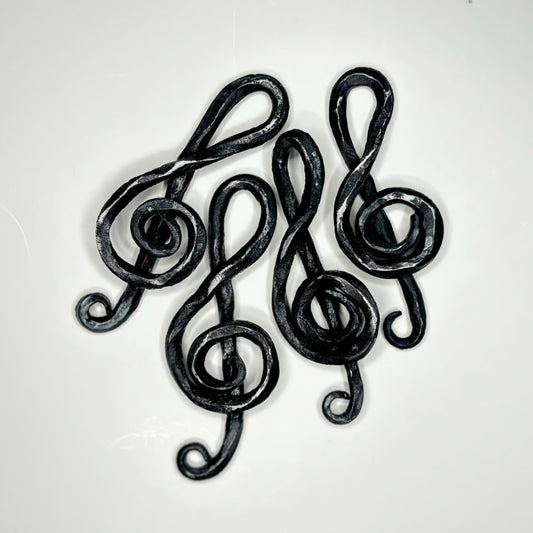 Hand-Forged Treble Clef
