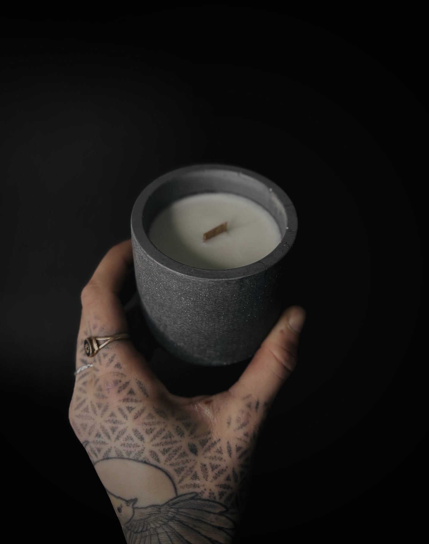 Smooth Candle - Grey