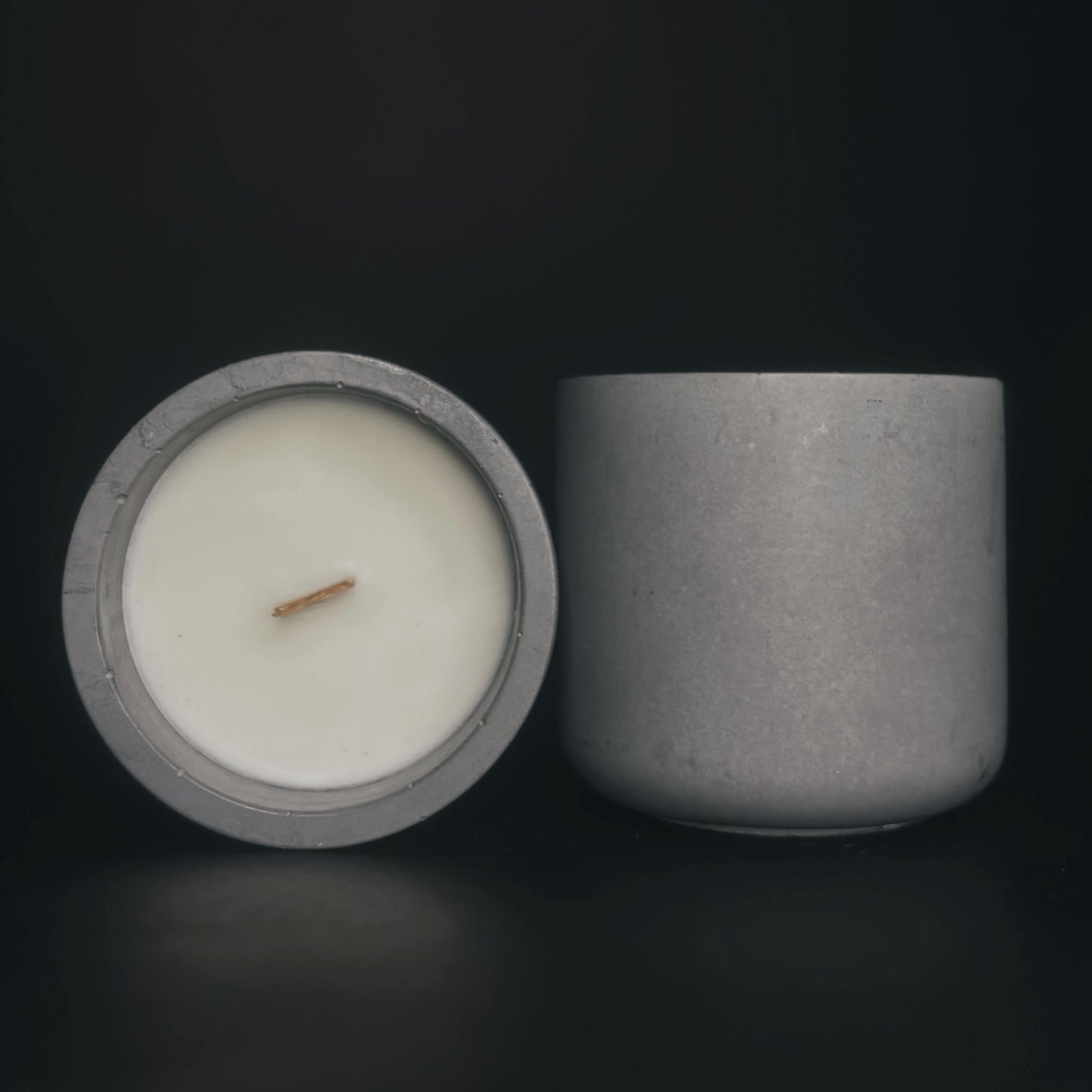 Smooth Candle - Grey