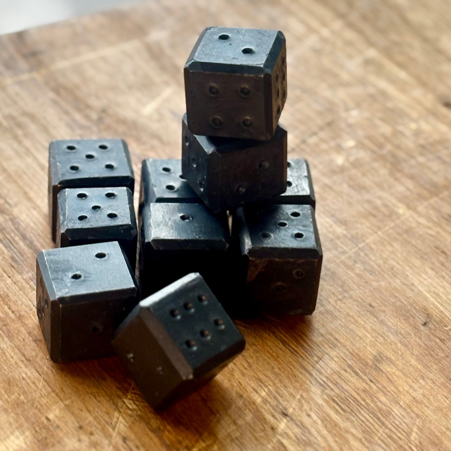Hand-Forged Dice Set