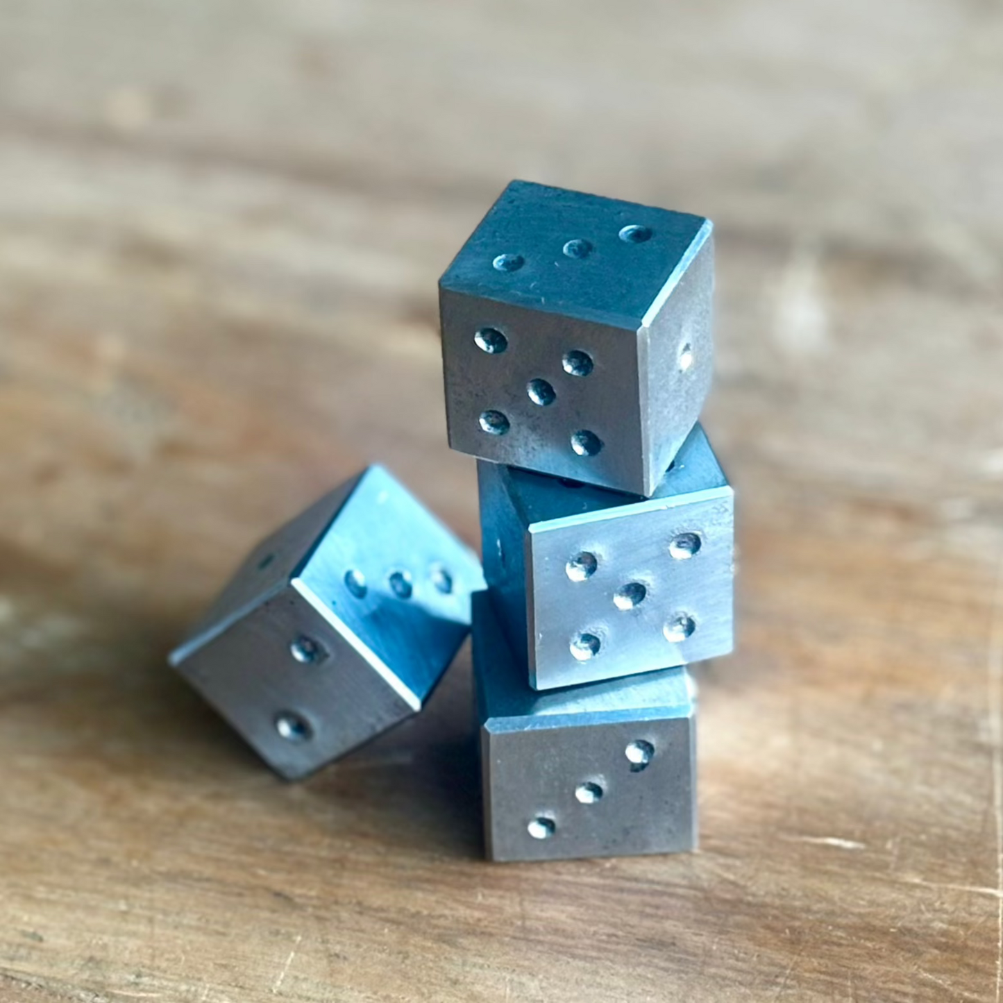 Stainless Steel Dice Set
