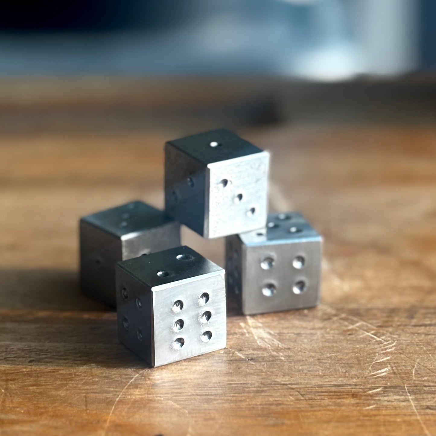 Stainless Steel Dice Set