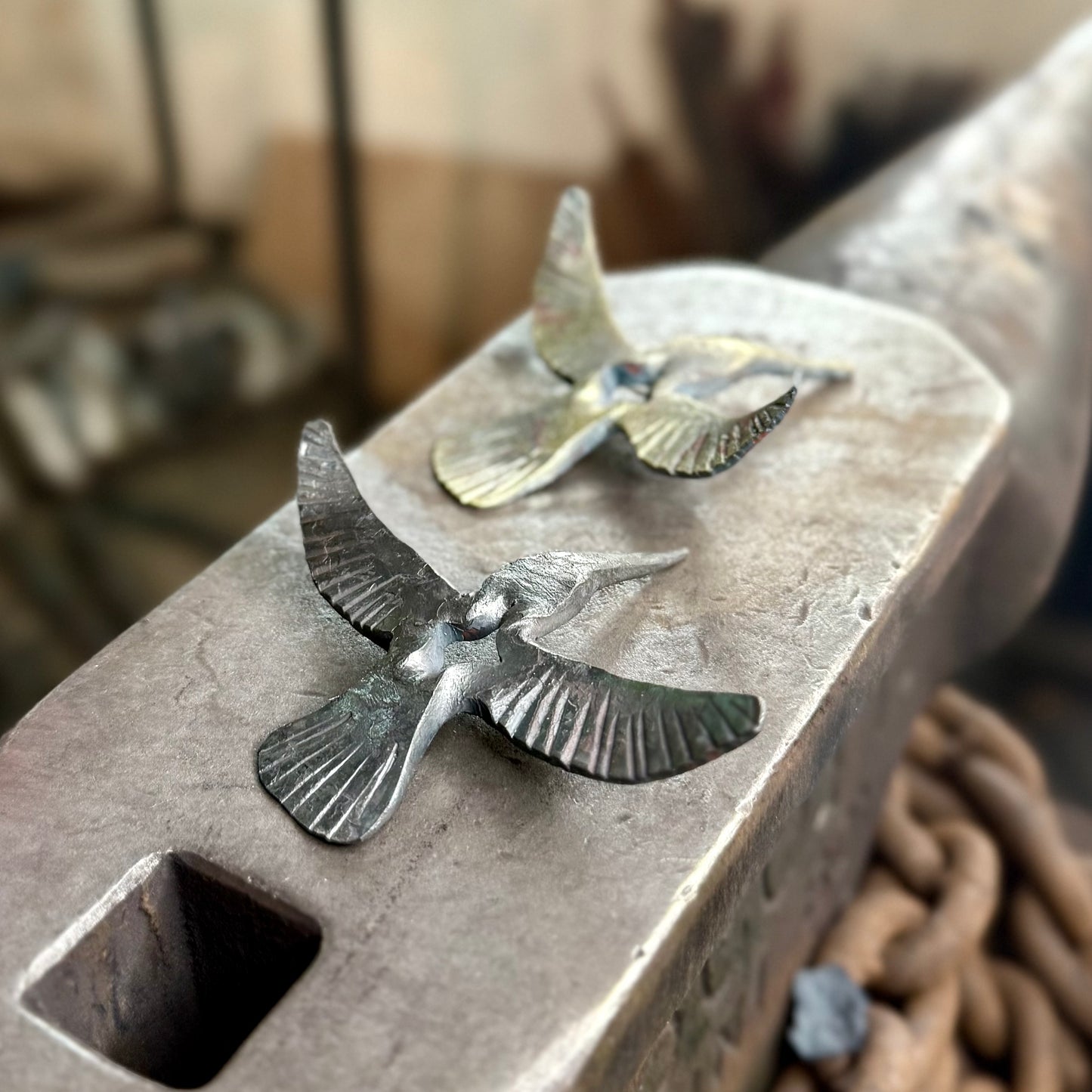 Hand-Forged Hummingbird