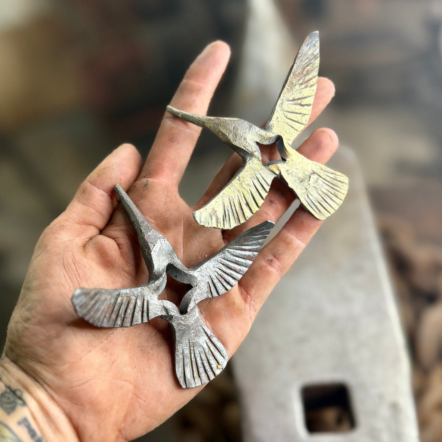 Hand-Forged Hummingbird