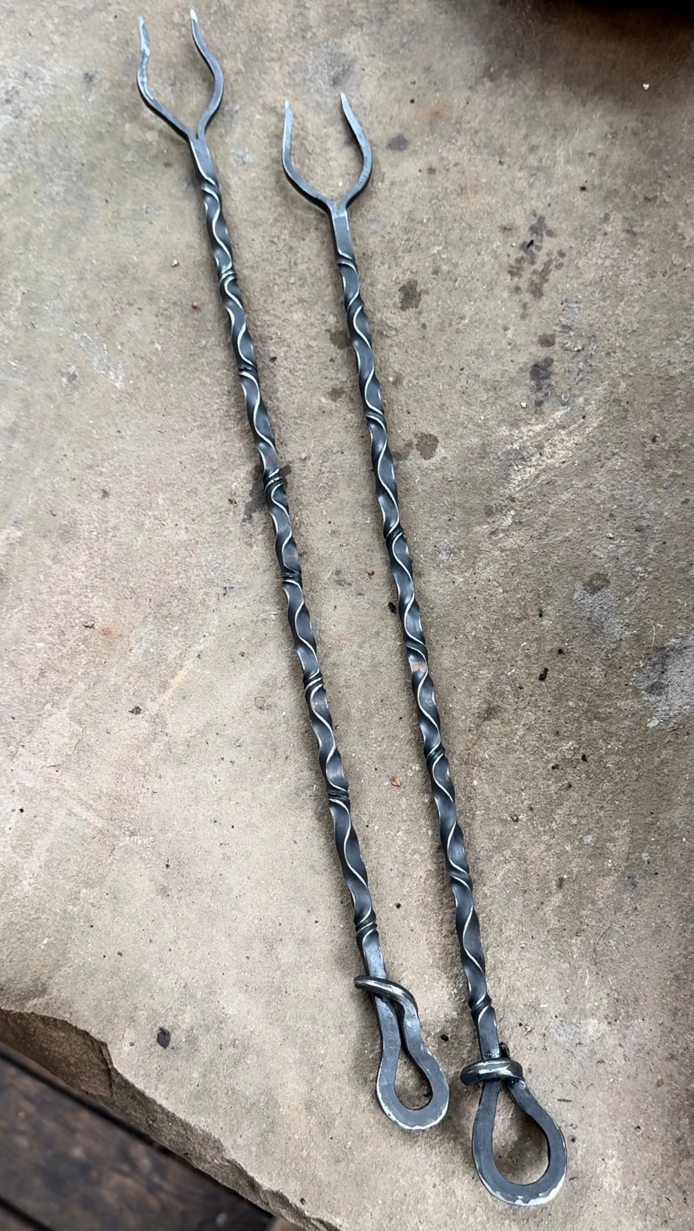 Stainless Steel Twisted B.B.Q Fork