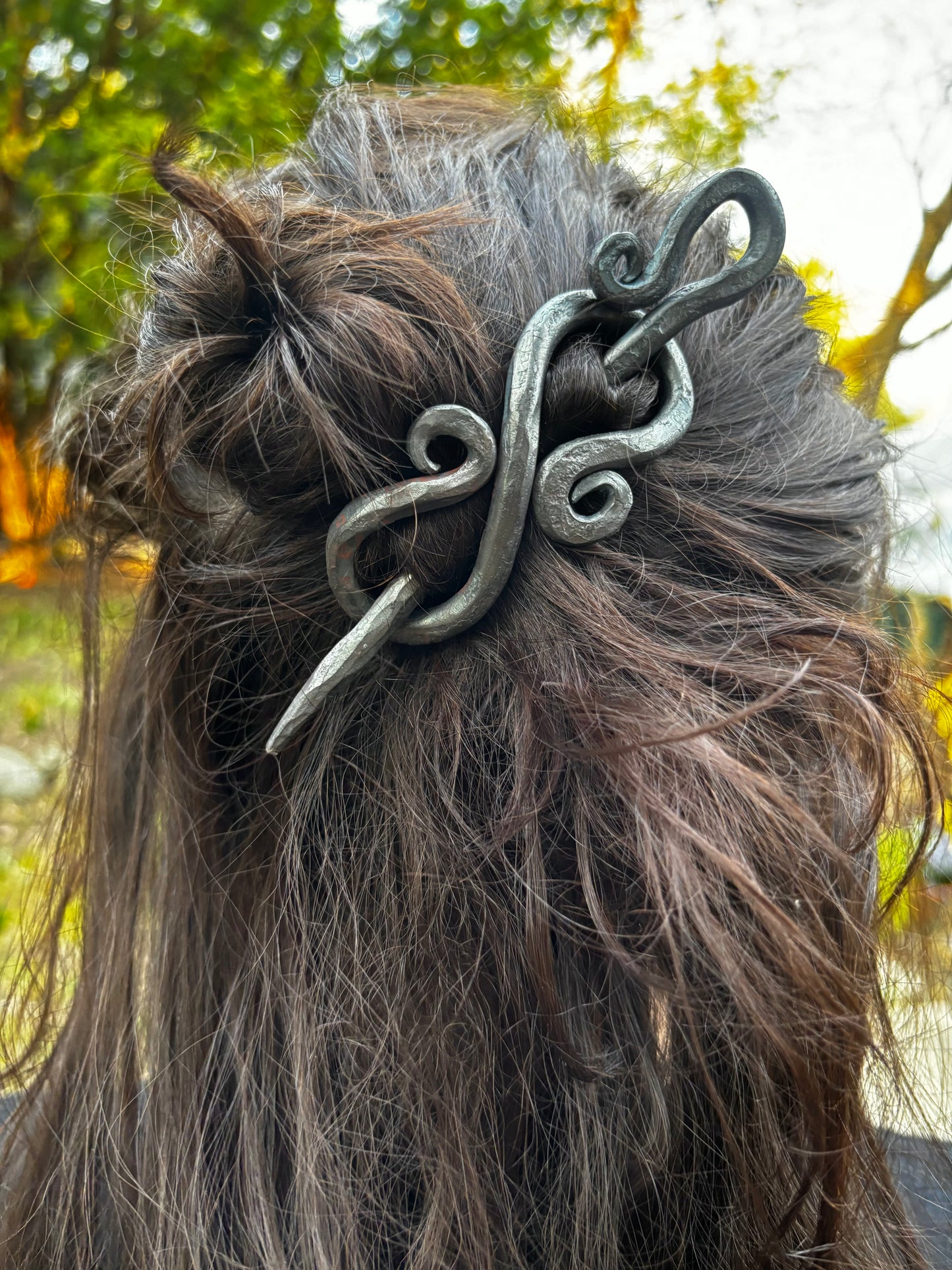 Hand-Forged Hair Pin